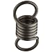 Music Wire Extension Spring, Steel, Inch, 1" OD, 0.148" Wire Size (Pack of 10)