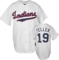 Bob Feller Majestic Cooperstown Throwback Cleveland Indians Jersey