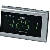 RCA THOMSON - RCA RP5420 AM/FM Clock Radio with 1.4-Inch Display and Auto Time Set