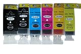6 CANON tintas compatibles para CLI526 y PGI525. Cartuchos de impresora de tinta para CANON PIXMA iP4800 IP4850 iP4950 MG5150 MG5250 MG5200 MG5250 MG5350 MG6100 MG6150 MG6220 MG6250 MG8150 MG8220 MG8250 MX715 MX882 MX885 IX6250 iX6550 Contiene