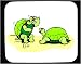 Decorated Mouse Pad with animals, turtles, talking, tortoises, speaking, friends
