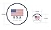 Foldable Collapsible Frisbee Fan With Pouch U.S.A Flag USA - Buy One Get One Free