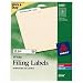 Office Products : Avery Ink Jet Printer File Folder Labels  White