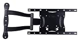 Mount World 1080 Black Articulating Wall Mount for 26 to 42 Display Vesa 400x200mm