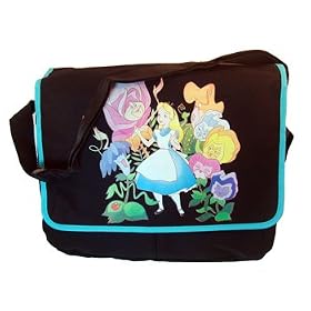 Disney Alice in Wonderland Canvas Messenger Bag
