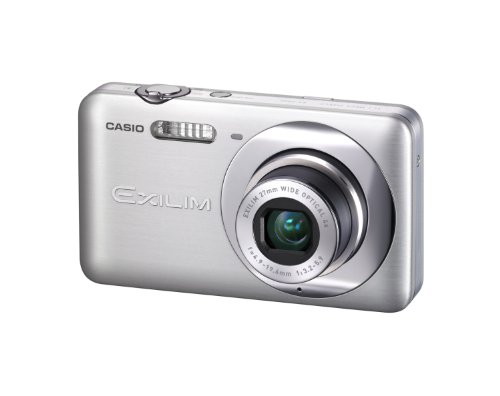 Casio Exilim EX-Z800 Digitalkamera (14 Megapixel, 4-fach opt. Zoom, 27mm Weitwinkel, 6,9 cm (2,7 Zoll) Display,bildstabilisiert) silber