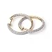 0.5 Carat 14KYG Diamond Hoop Earrings