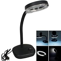 ottlite 6x and 3x led magnifier lamp with base