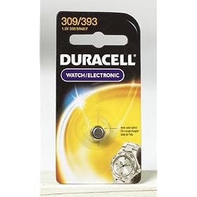 DURACELL D309 393BPK SILVER OXIDE WATCH CALCULATOR BATTERY D309 (PACK OF 6) by Ace Trading
