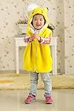 Unisex-Child Plush Animal Hoody Vest Costumes (M)Pikachu