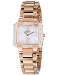 Seiko Womens SUP212 Analog Display Japanese Quartz Rose Gold Watch