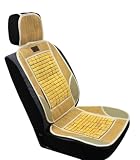 1 Piece Summer Cooling Bamboo Mat Car Seat Cover Yellow