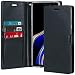 Galaxy Note 9 Case [Drop Protection] Goospery Blue Moon Diary [Slim Fit] Wallet Case [Card Slots] Stand Flip Cover [Magnetic Closure] for Samsung Galaxy Note9 (Navy), NT9-BLM-NVY