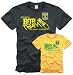 Jamaica Bob Team T-Shirt mit gesticktem Wappen Gr.S-XXL gelb L