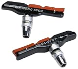 Kool Stop Bicycle V-Type Holder with Brake Pads (Dual Compound)