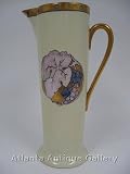 T&V Limoges Deco Pitcher 12