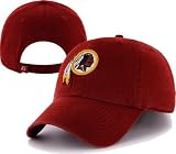NFL Washington Redskins Clean Up Adjustable Hat, Razor Red, One Size Fits All Fits All