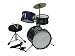 Austin Bazaar Junior Drum Set with Drum Sticks, Drum Pedal and Throne - Blue