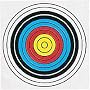 Delta 40cm (16") One Dot FITA Tartets - 3 Pack