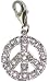 Chrysalis Sterling Silver Ladies Cubic Zirconia Charm