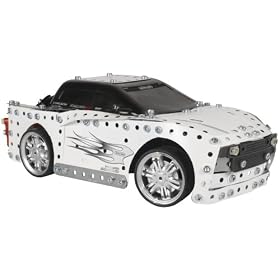 Meccano R/C Light & Sound White Car