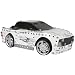 Meccano R/C Light & Sound White Car