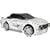 Meccano R/C Light & Sound White Car