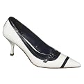 Women's Merona&reg; Collection Malena Point-Toe Pumps - Ivory Patent