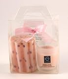 Imported Ribbon Scented Soap & 10-Hour Scented Candle Gift Set, Peony Lilac, Closeout SALE