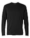 Champion CW26 Adult Double Dry Long-Sleeve Interlock T-Shirt - Black, Large