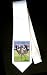 Party Decoration Necktie with turkey, mountain, vulture, wings, flying, bird