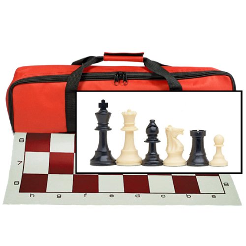 Wood Expressions Tournament Chess Set with Red Bag 3 3/4 King Solid Plastic 41Ee M7otKL Wood Expressions Tournament Chess Set with Red Bag 3 3/4 King Solid Plastic