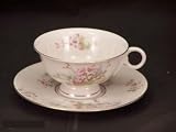 Theodore Haviland Ny Apple Blossom Cups & Saucers