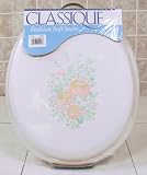 Tools & Hardware : Whisper Rose Embroidered Padded Toilet Seat