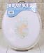 Whisper Rose Embroidered Padded Toilet Seat