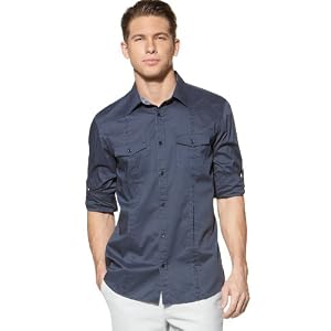 Calvin Klein Men's Big And Tall Solid Voile Woven