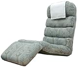 ゆったりリラックスチェア グレー 【本州お届けは送料無料です】