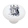 Knight Templar Decorative High Gloss Ceramic Drawer Knob