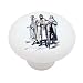 Knight Templar Decorative High Gloss Ceramic Drawer Knob Image