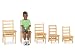Jonti-Craft 5912JC2 KYDZ 12" Ladderback Chair, Set of 2