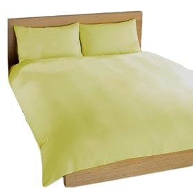Charlotte Thomas - Parure de lit en percale grand teint - Cr�me riche - 2 personnes (Import Grande Bretagne)