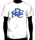 Birmingham City FC Retro Logo Tee, Adult Medium - White