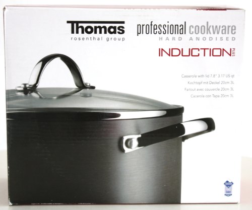 Thomas Induktion Antihaft Kochtopf 20 cm,3 l,Kasserolle,Topf,Rosenthal,Kochen,Koch 