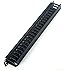 HAMSWAN&reg; Horizontal Cord Management Cable Manager- Rack Mount 1U Plastic