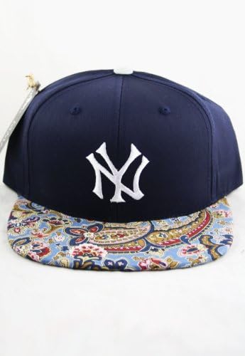 New York NY Yankees Custom Paisley Snapback