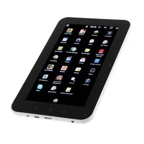 NATPC M009S 8GB Capacitive Android 4.0 (ICE CREAM SANDWICH) , 7" , 1.6 GHz Super Slim Android Tablet PC with Responsive Capacitive Screen - Flash Player 11.1 - Compatible with BBC iPlayer / Youtube / Amazon Kindle / Facebook - HD 2160P - now with 8GB Storage and SKYPE VIDEO calling