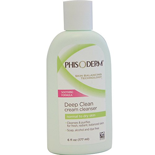 Phisoderm Deep Clean Cream Cleanser For Normal To Dry Skin 6 oz