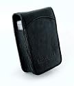 Eco-nique Certified Organic traditional napa leather digital camera case cover in size: A / colour: Organic Black Compatible with (Sony Cyber-shot DSC-T1 / DSC-T10 / DSC-T100 / DSC-T20 / DSC-T3 / DSC-T5 / DSC-T7 / DSC-T9 / W110 / W120 / W130 / DSC-W220 / DSC-W210 / DSC-W180 / DSC-WX1)
