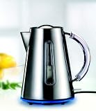 Unold - Bouilloire inox design avec socle illuminé - Capacité 1,7 litres - Puissance 2 200 watts - Modèle 18416