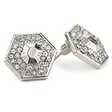 wood earring holder Belle Noel Palladium-Plated Hon
